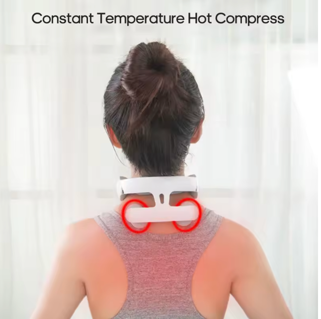 NeckRelief Pro™ – Heated 4-Head Neck Massager