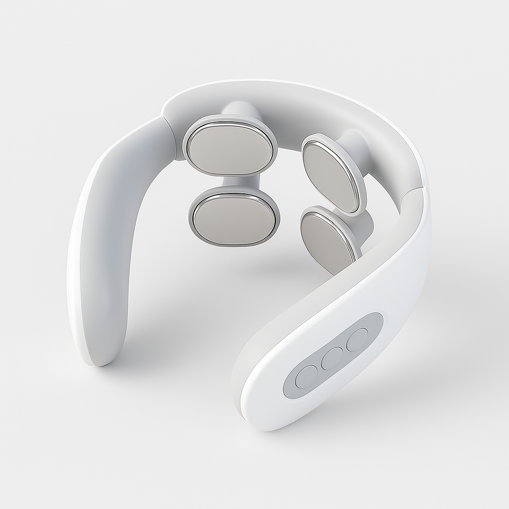 NeckRelief Pro™ – Heated 4-Head Neck Massager